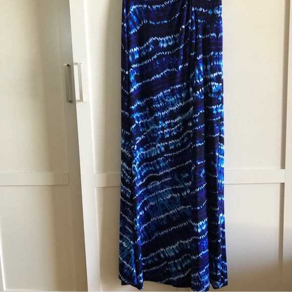 Laura Blue Tie Dye Maxi Dress EUC - Picture 3 of 14